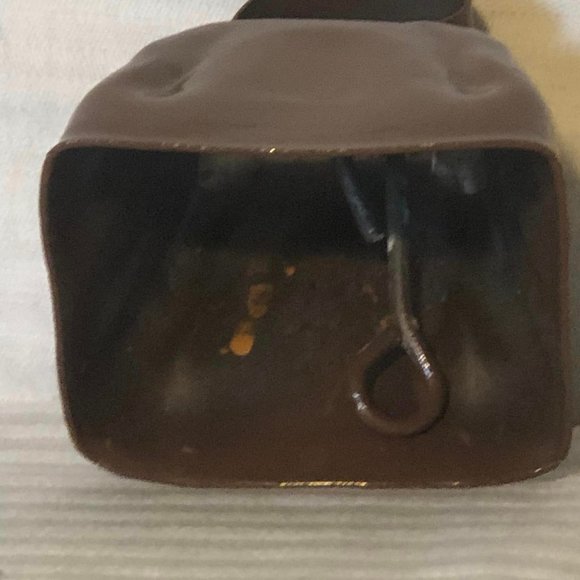 Jamboree Wheeling, West Virginia USA Brown Metal Cowbell & Brown Wooden Miniatur - Picture 6 of 10